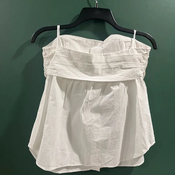 Zara White Strapless Top - Picture 2 of 4